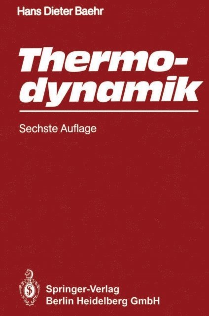 Hans D. Baehr - Thermodynamik, E-bok