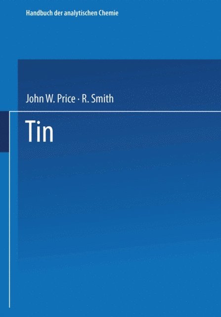 R. Smith, John W. Price - Tin, E-bok