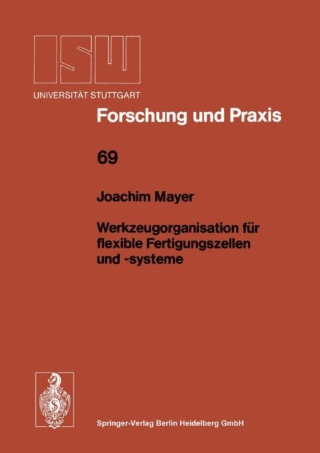 Joachim Mayer - Werkzeugorganisation für flexible Fertigungszellen und -systeme, E-bok