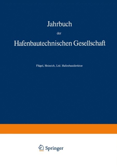 Wolfgang Becker, Rudolf Schwab - Jahrbuch der Hafenbautechnischen Gesellschaft, E-bok