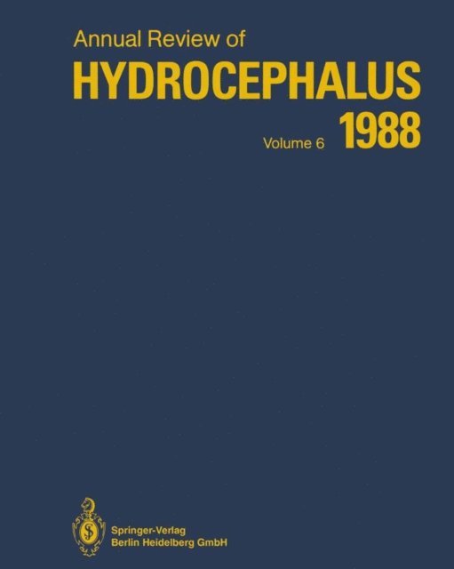 Shizuo Oi, Norihiko Tamaki, Kiyoshi Sato, Satoshi Matsumoto - Annual Review of Hydrocephalus, E-bok