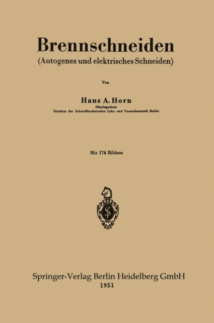 Hans A. Horn - Brennschneiden, E-bok