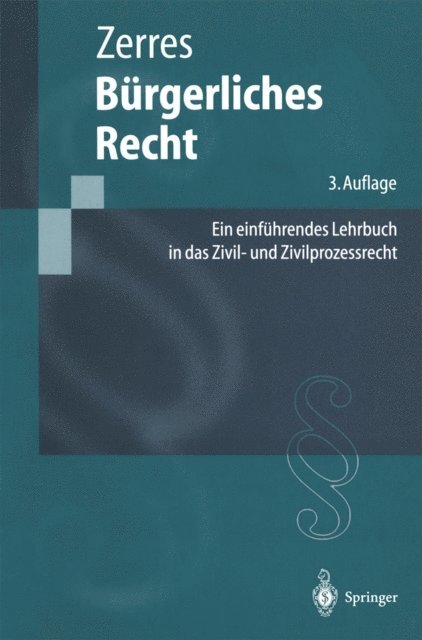 Thomas Zerres - Bürgerliches Recht, E-bok