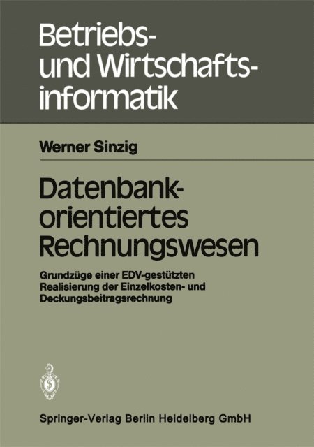 Werner Sinzig - Datenbankorientiertes Rechnungswesen, E-bok