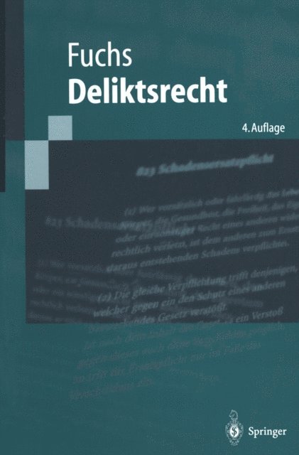 Maximilian Fuchs - Deliktsrecht, E-bok