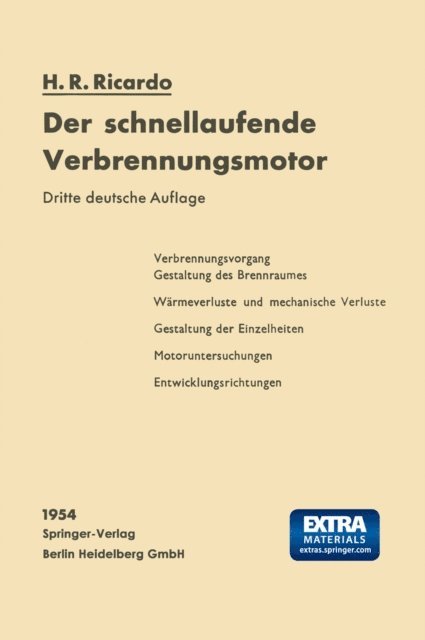 Harry R. Ricardo - Der schnellaufende Verbrennungsmotor, E-bok