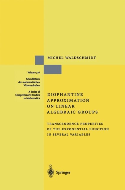 Michel Waldschmidt - Diophantine Approximation on Linear Algebraic Groups, E-bok