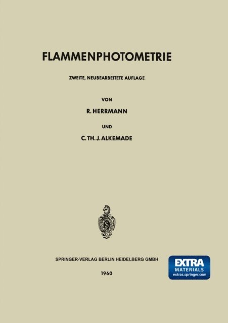 Cornelis T.J. Alkemade, Roland Herrmann - Flammenphotometrie, E-bok