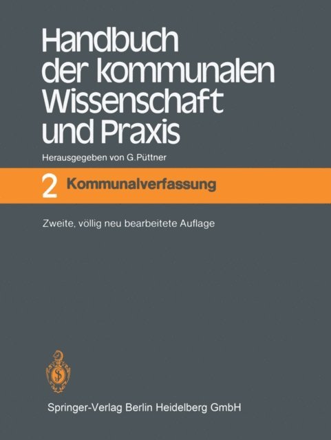 Gunter Puttner - Handbuch der kommunalen Wissenschaft und Praxis, E-bok