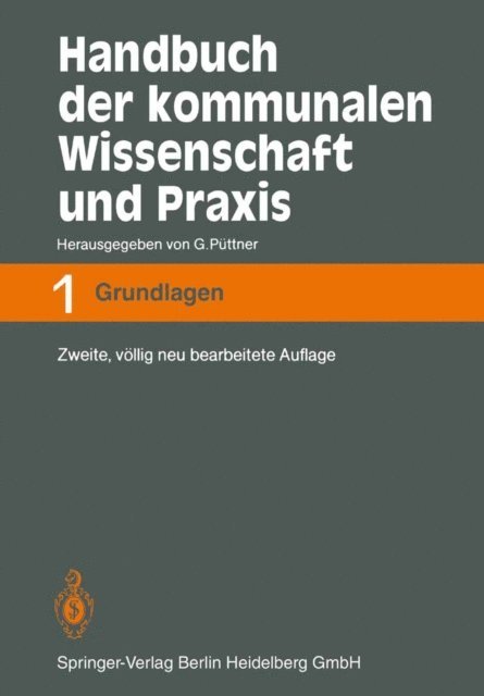 Gunter Puttner - Handbuch der kommunalen Wissenschaft und Praxis, E-bok