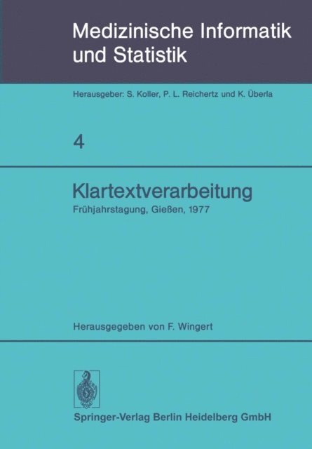 F. Wingert - Klartextverarbeitung, E-bok