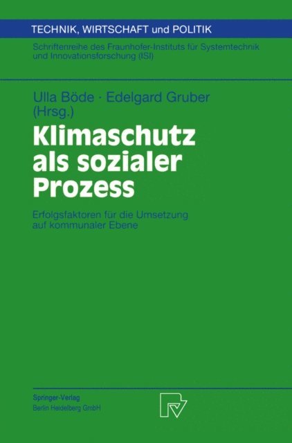 Edelgard Gruber, Ulla Bode - Klimaschutz als sozialer Prozess, E-bok