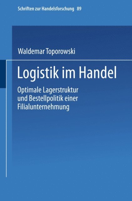 Waldemar Toporowski - Logistik im Handel, E-bok
