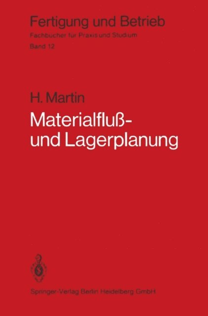 H. Martin - Materialfluß- und Lagerplanung, E-bok