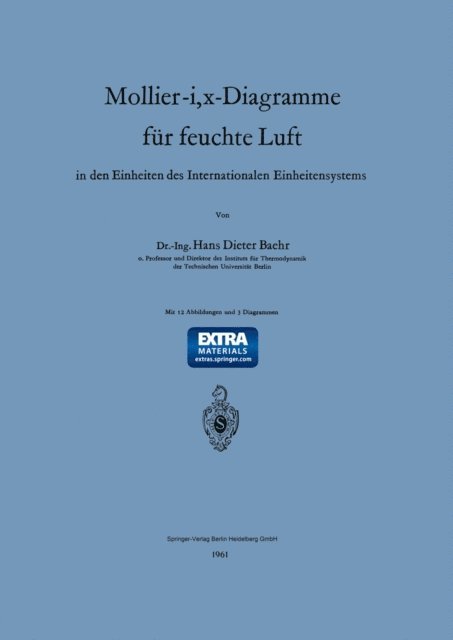Hans D. Baehr - Mollier-i, x-Diagramme für feuchte Luft, E-bok