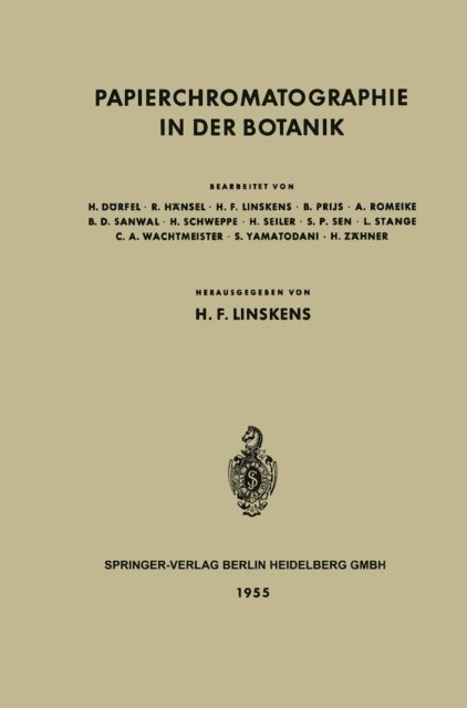 Hans F. Linskens - Papierchromatographie in der Botanik, E-bok