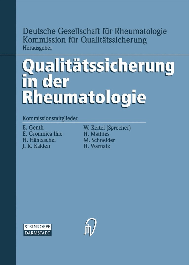 Kenneth A. Loparo, Deutsche Gesellschaft Fur Rheumatologie, Kommission Fur Qualitatssicherung - Therapie I, Häftad. Tillgänglighet: Lägg i varukorg