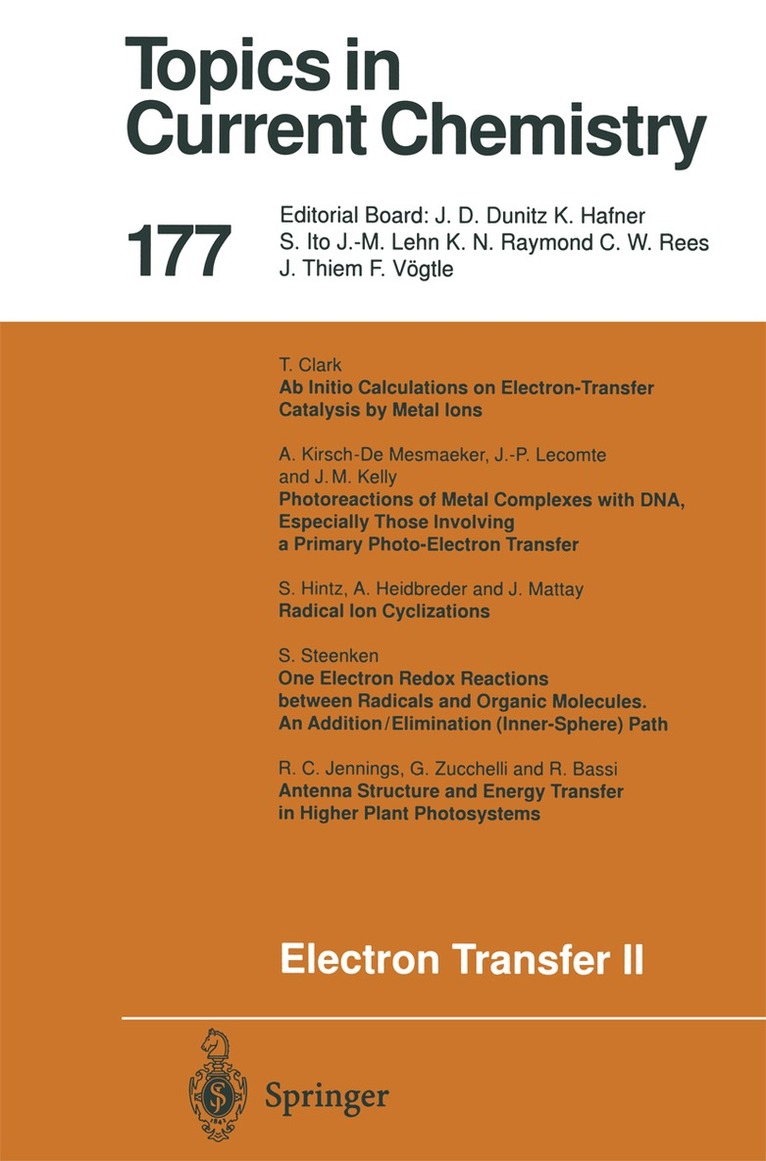 Jochen Mattay - Electron Transfer II, Häftad