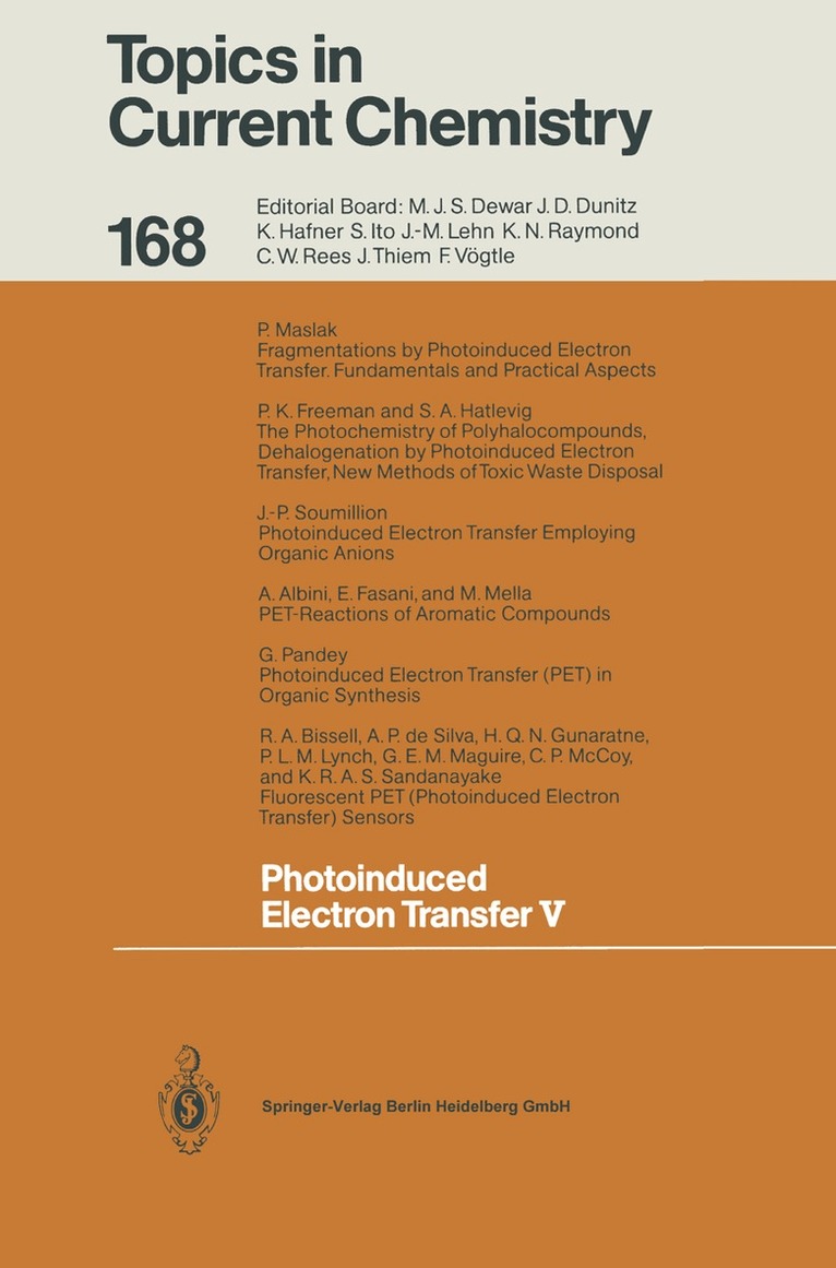 Jochen Mattay - Photoinduced Electron Transfer V, Häftad