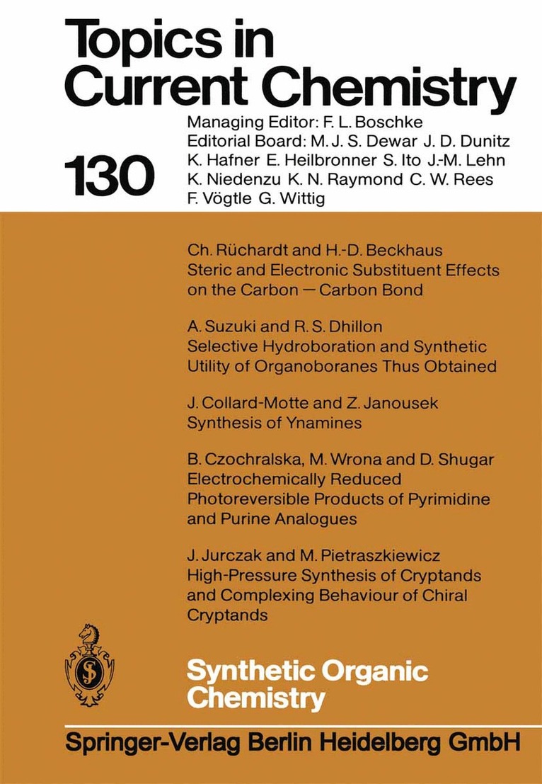 H. -D. Beckhaus, A. Suzuki, M. Wrona, J. Collard-Motte, B. Czochralska, R. S. Dhillon, Z. Janousek, J. Jurczak, M. Pietraszkiewicz, Ch. Rüchardt, D. Shugar - Synthetic Organic Chemistry, Häftad