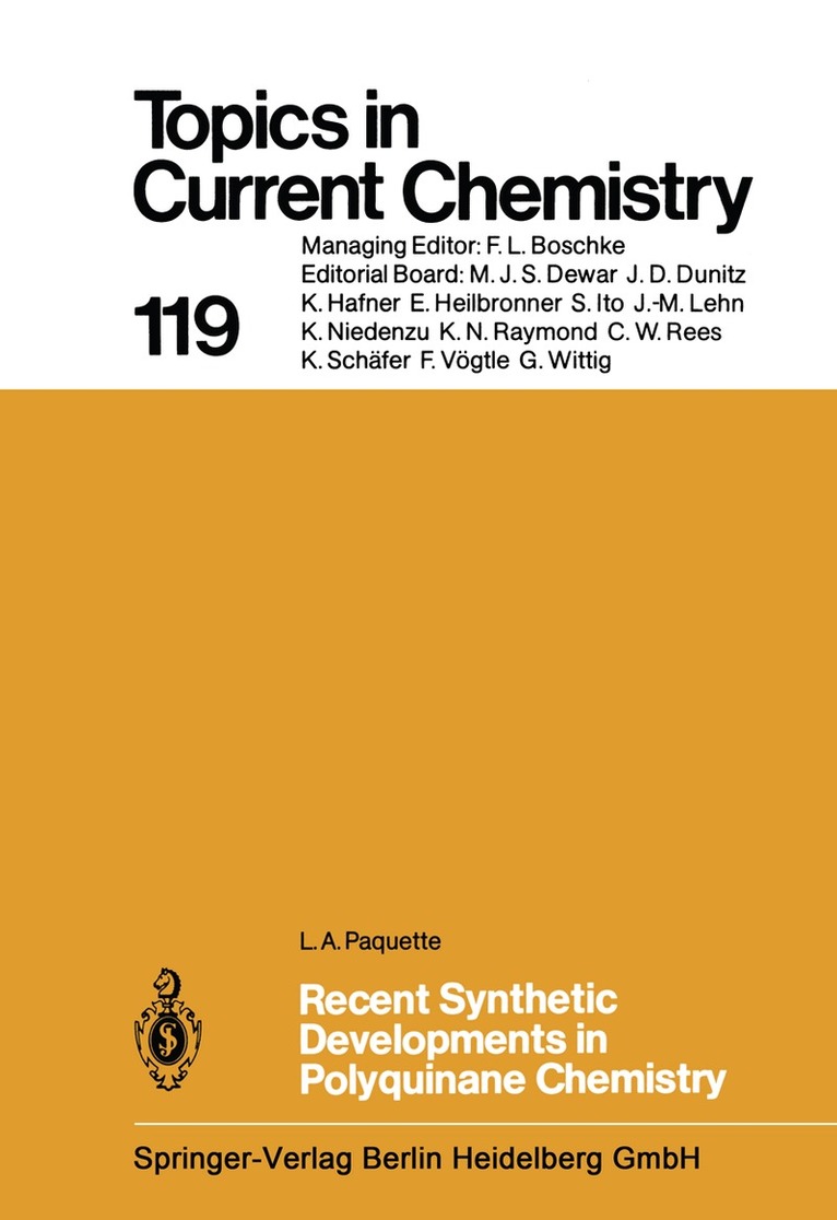 L.A. Paquette - Recent Synthetic Developments in Polyquinane Chemistry, Häftad