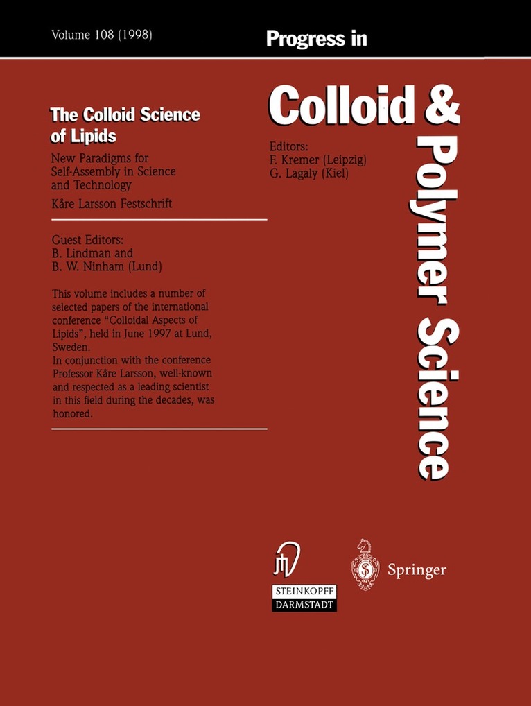 Colloid Science of Lipids