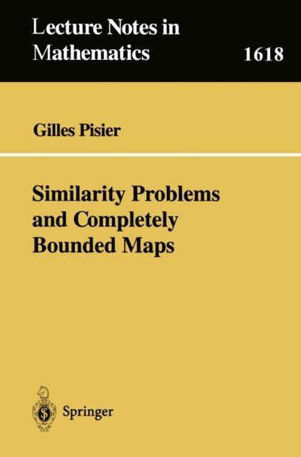 Gilles Pisier - Similarity Problems and Completely Bounded Maps, E-bok
