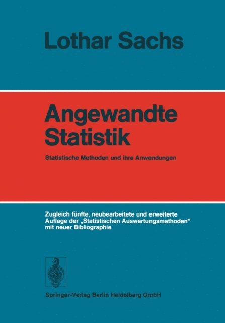 Lothar Sachs - Angewandte Statistik, E-bok