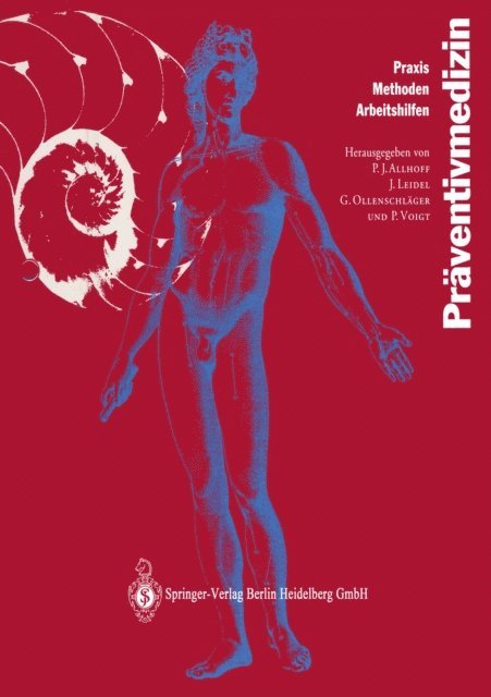 H.-P. Voigt, G. Ollenschlager, J. Leidel, P.G. Allhoff - Präventivmedizin, E-bok