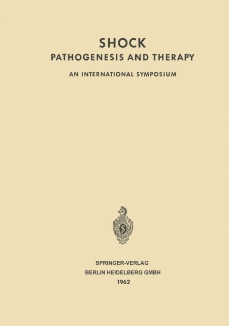 Klaus D. Bock - Shock Pathogenesis and Therapy, E-bok