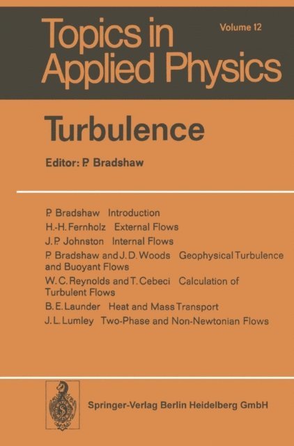P. Bradshaw - Turbulence, E-bok