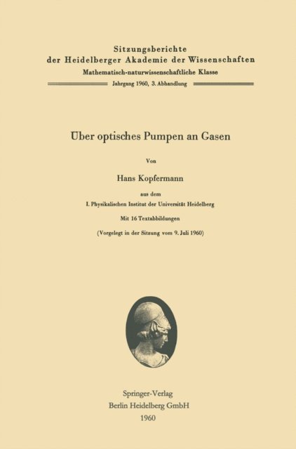 Hans Kopfermann - Über optisches Pumpen an Gasen, E-bok