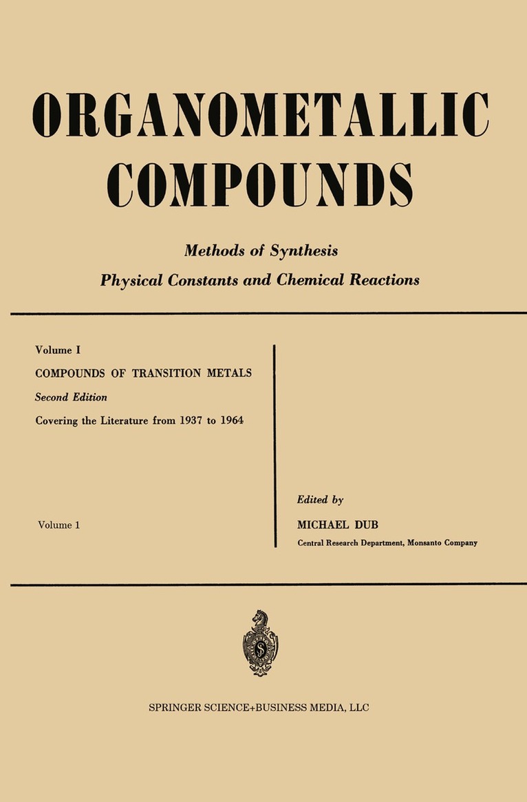 Michael Dub, Richard W. Weiss - Compounds of Transition Metals, Häftad