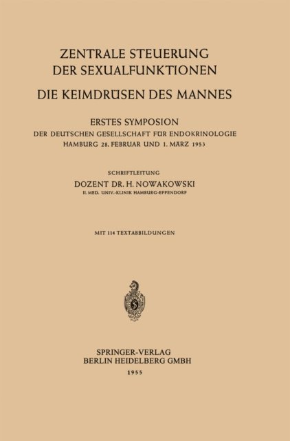 Henryk Nowakowski - Zentrale Steuerung der Sexualfunktionen, E-bok