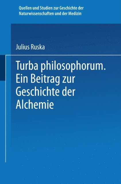 Julius Ruska - Turba Philosophorum, E-bok