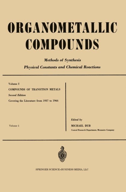 Richard W. Weiss, Michael Dub - Compounds of Transition Metals, E-bok