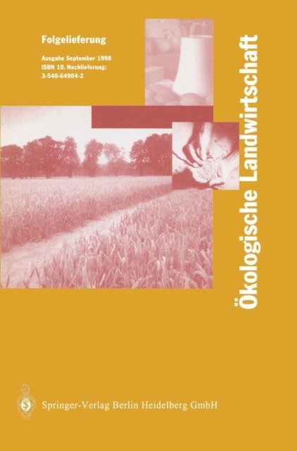 H. Vogtmann, I. Lunzer - Ökologische Landwirtschaft, E-bok