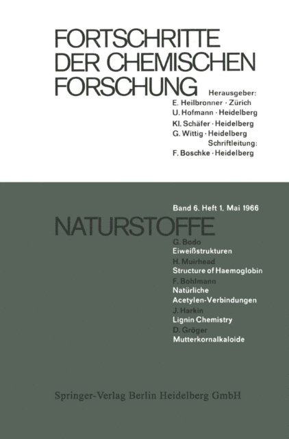 G. Bodo, H. Muirhead, F. Bohlmann, J. Harkin, D. Groger - Naturstoffe, E-bok