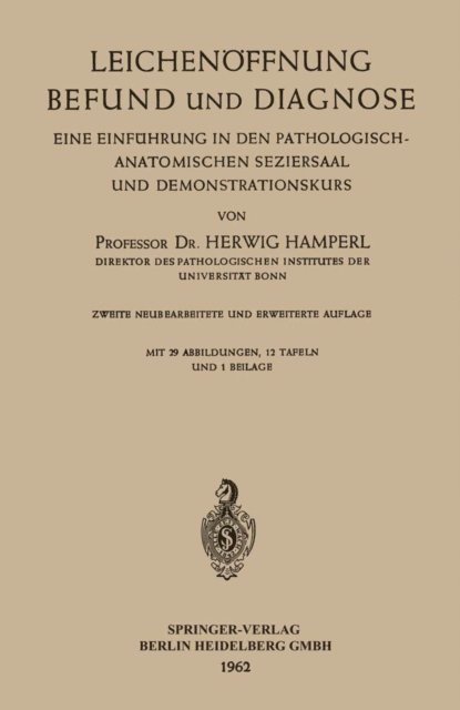 Herwig Hamperl - Leichenöffnung Befund und Diagnose, E-bok
