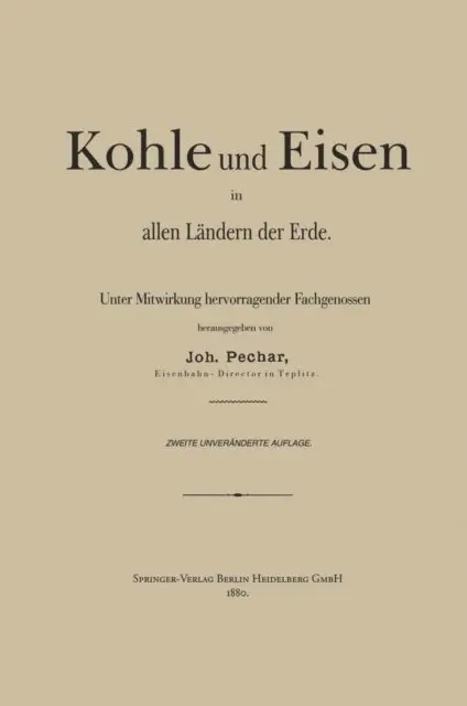 Johann Pechar - Kohle und Eisen in allen Ländern der Erde, E-bok. Tillgänglighet: Lägg i varukorg