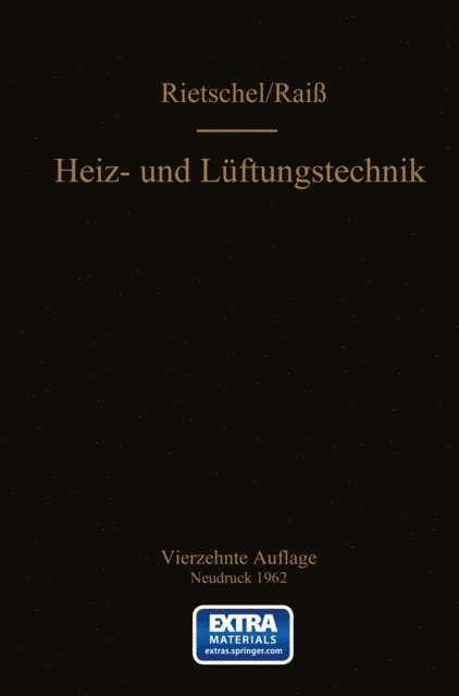 F. Roedler, Wilhelm Rai - H. Rietschels Lehrbuch der Heiz- und Lüftungstechnik, E-bok