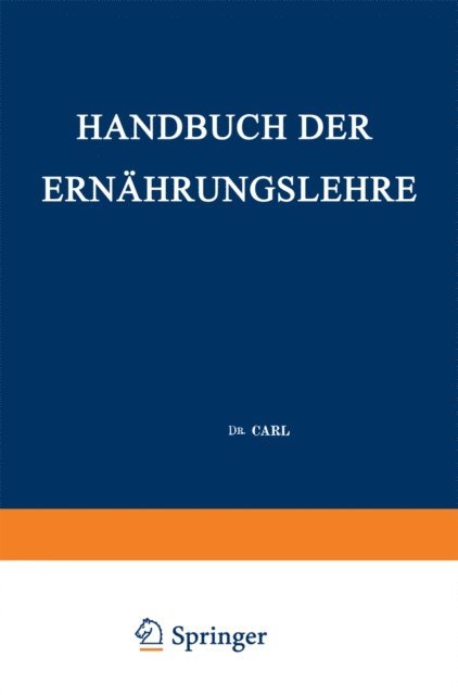 Hugo Salomon, Carl von Noorden - Handbuch der Ernährungslehre, E-bok