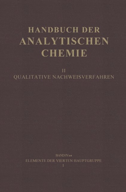 Hans Grassmann - Elemente der Vierten Hauptgruppe I, E-bok