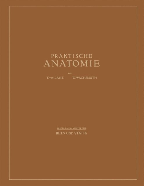 W. Wachsmuth, T. von Lanz - Bein und Statik, E-bok