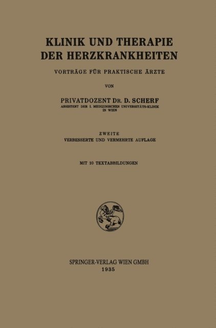 David Scherf - Klinik und Therapie der Herzkrankheiten, E-bok