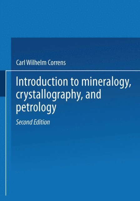 Josef Zemann, Carl W. Correns - Introduction to Mineralogy, E-bok