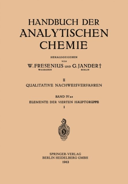 Hans Grassmann - Elemente der Vierten Hauptgruppe, E-bok