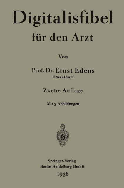 Ernst Edens - Digitalisfibel für den Arzt, E-bok