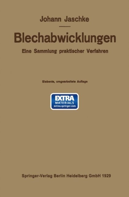 Johann Jaschke - Die Blechabwicklungen, E-bok