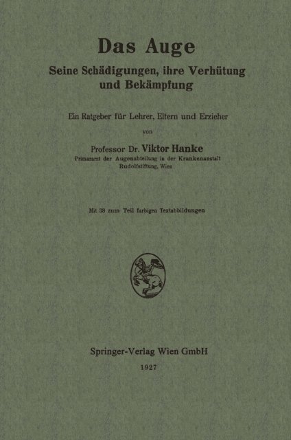Viktor Hanke - Das Auge, E-bok